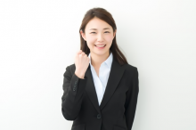 頑張る女性